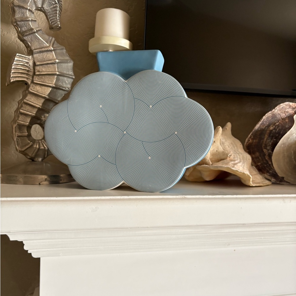 Jonathan Adler White and Blue Vase